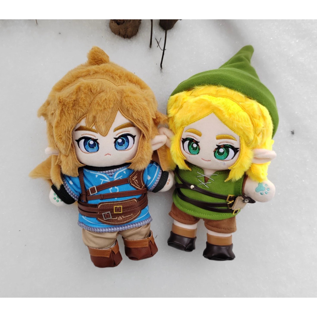 ゼルダの伝説 リンク ゼルダ姫 20cm 着せ替えぬいぐるみの通販 by 柘榴