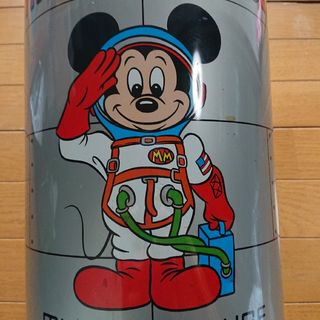Disney - 昭和レトロ スチール製品 ゴミ箱 ミッキーマウス