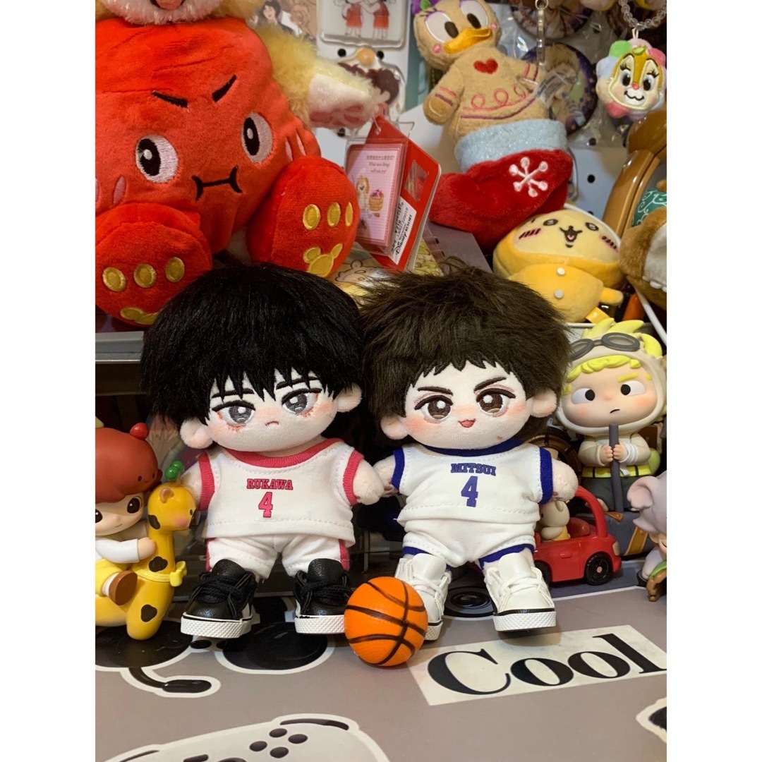 スラムダンク 流川楓 三井寿 10cm 着せ替えぬいぐるみ 本体のみの通販