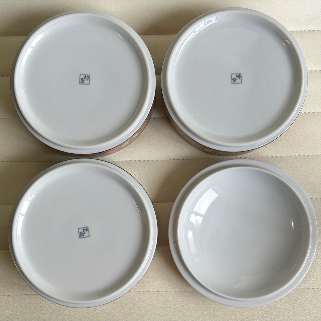 有田焼 - 三洋陶器 龍峰窯 林斎 古伊万里 三段重 蓋付き重ね鉢 金彩