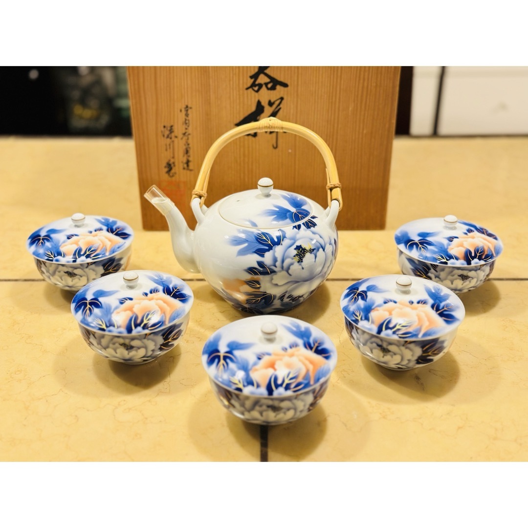 深川製磁 - 宮内庁御用達-【深川製磁】急須+湯呑みセットの通販 by HY