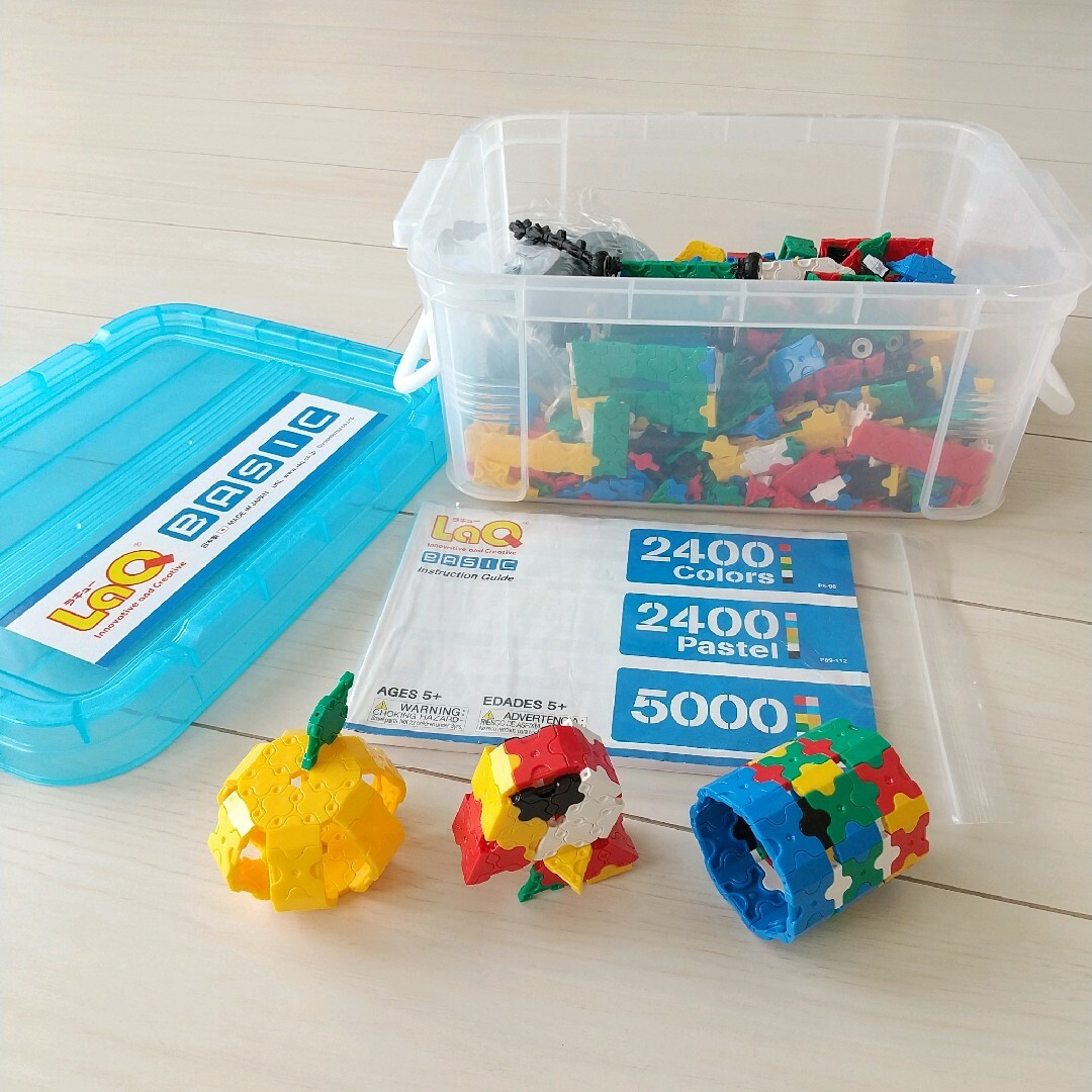 LaQラキュー 2400 カラーズ colors pastel 混ざり有 2セット BASIC LaQ