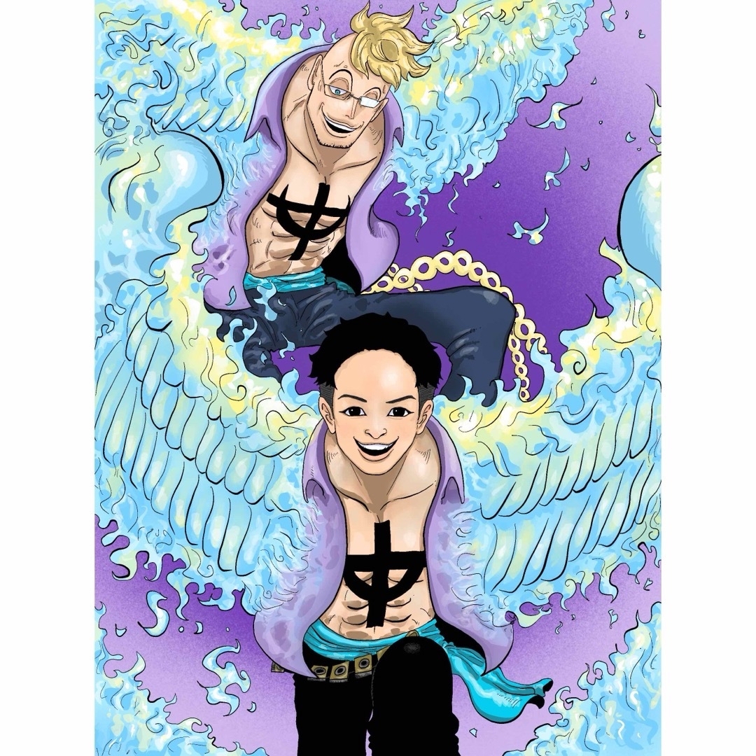 ONE PIECE 手配書 WANTED 似顔絵イラスト ウェルカムボードの通販 by