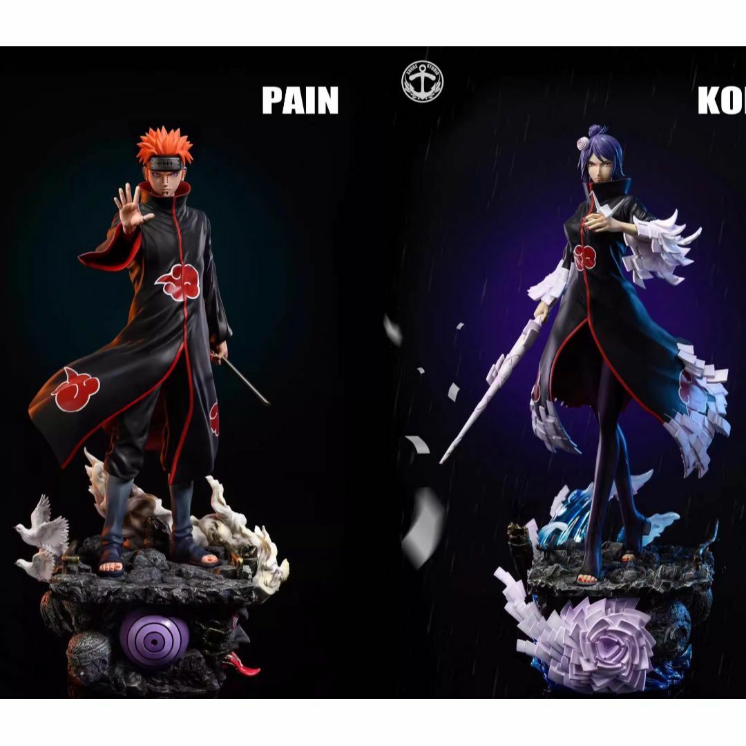 ナルト コナン ペイン 2体セット ガレージキット 塗装済み完成品