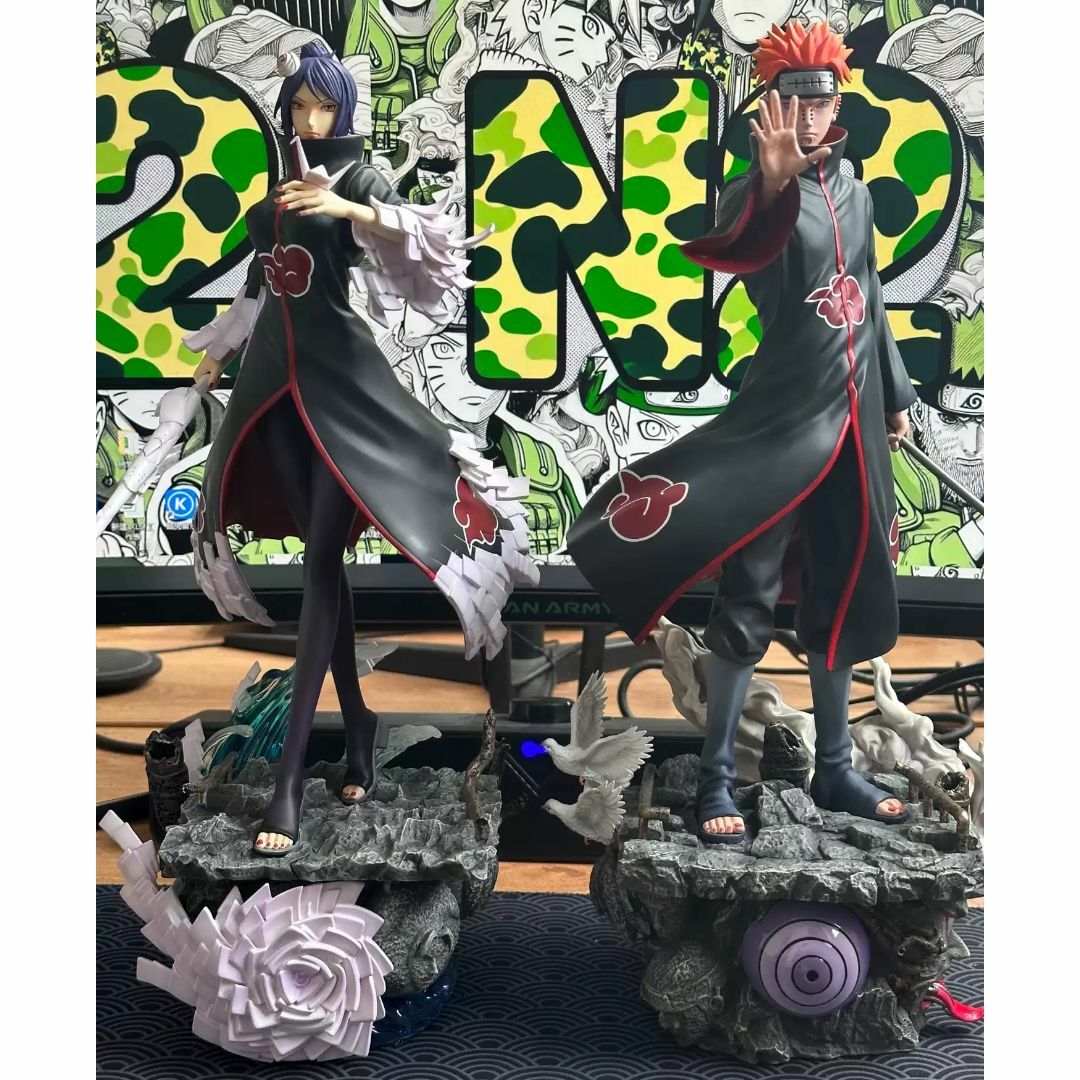 ナルト コナン ペイン 2体セット ガレージキット 塗装済み完成品