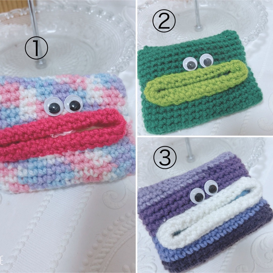 モンスター♡♡ポケットティッシュケースの通販 by mandr's shop｜ラクマ