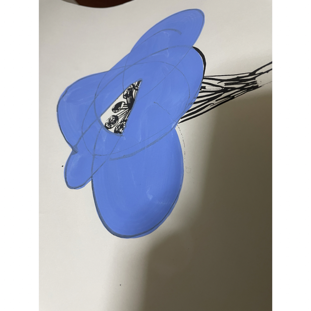 IDEE - 山口一郎 ポスター 『hana』青 A2サイズの通販 by ロルン4488's