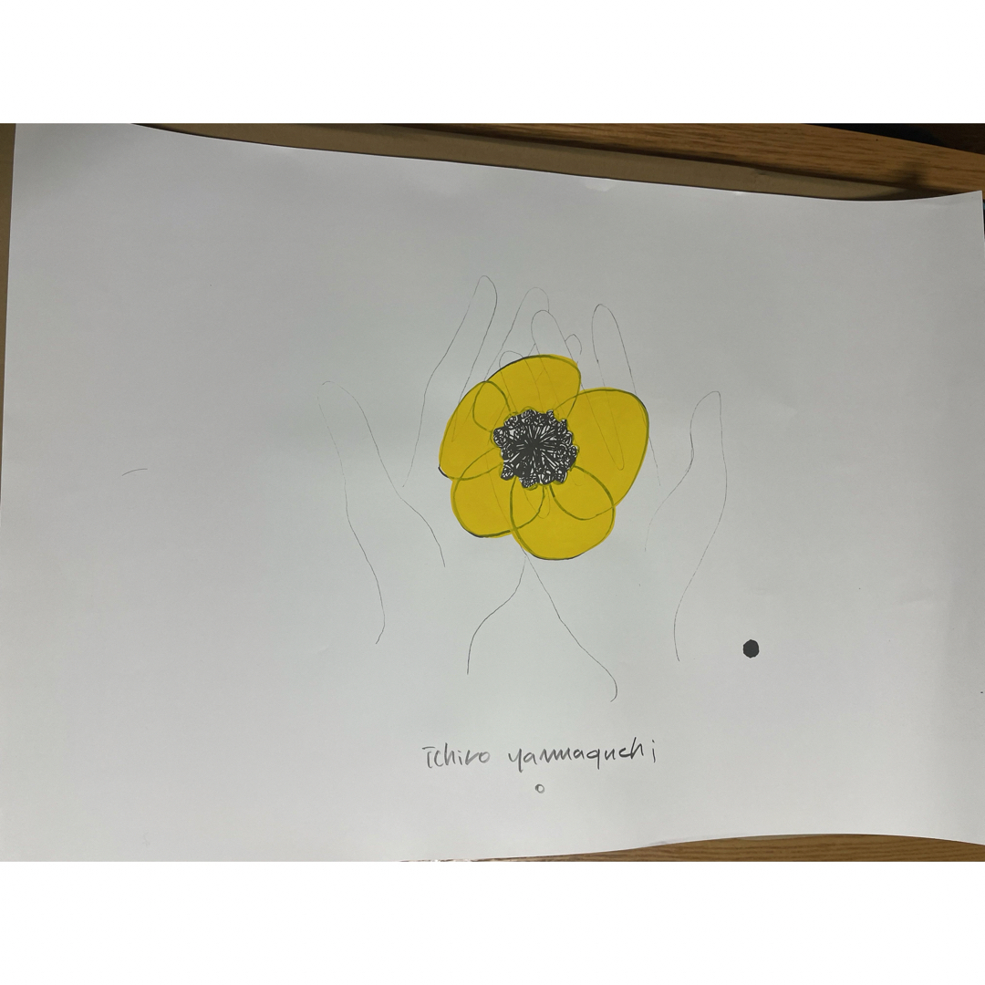 IDEE - 山口一郎 ポスター 『hana』黄色 A2サイズの通販 by ロルン
