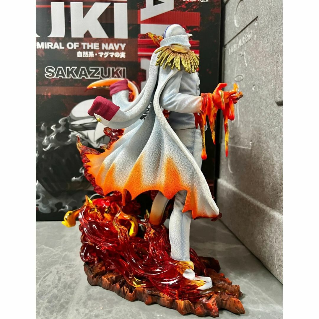 ワンピース 元帥 赤犬 サカズキ フィギュア ガレージキット 塗装済み