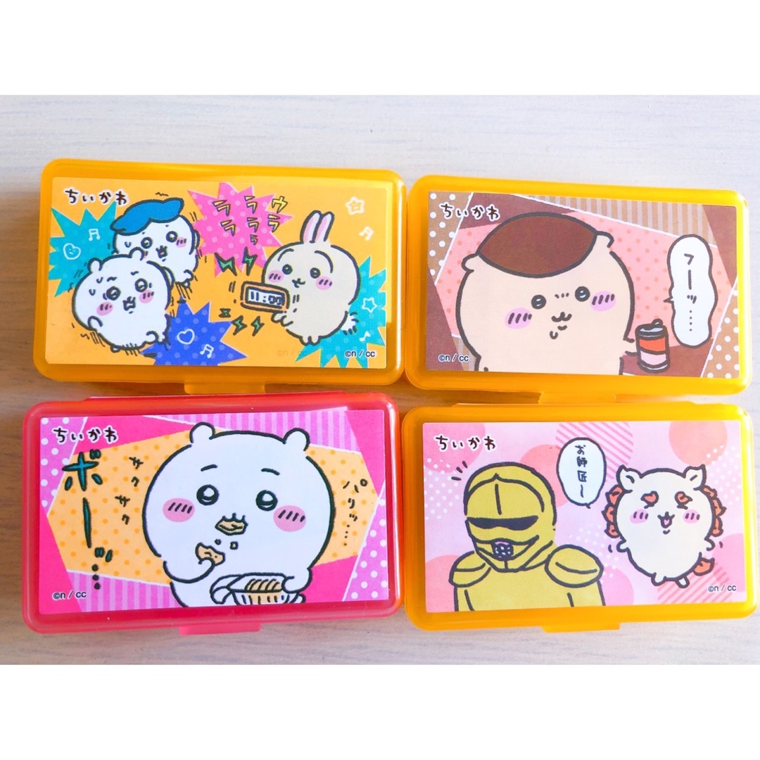 ちいかわ - ちいかわ ケース＆シール 4個セット ハチワレ うさぎ