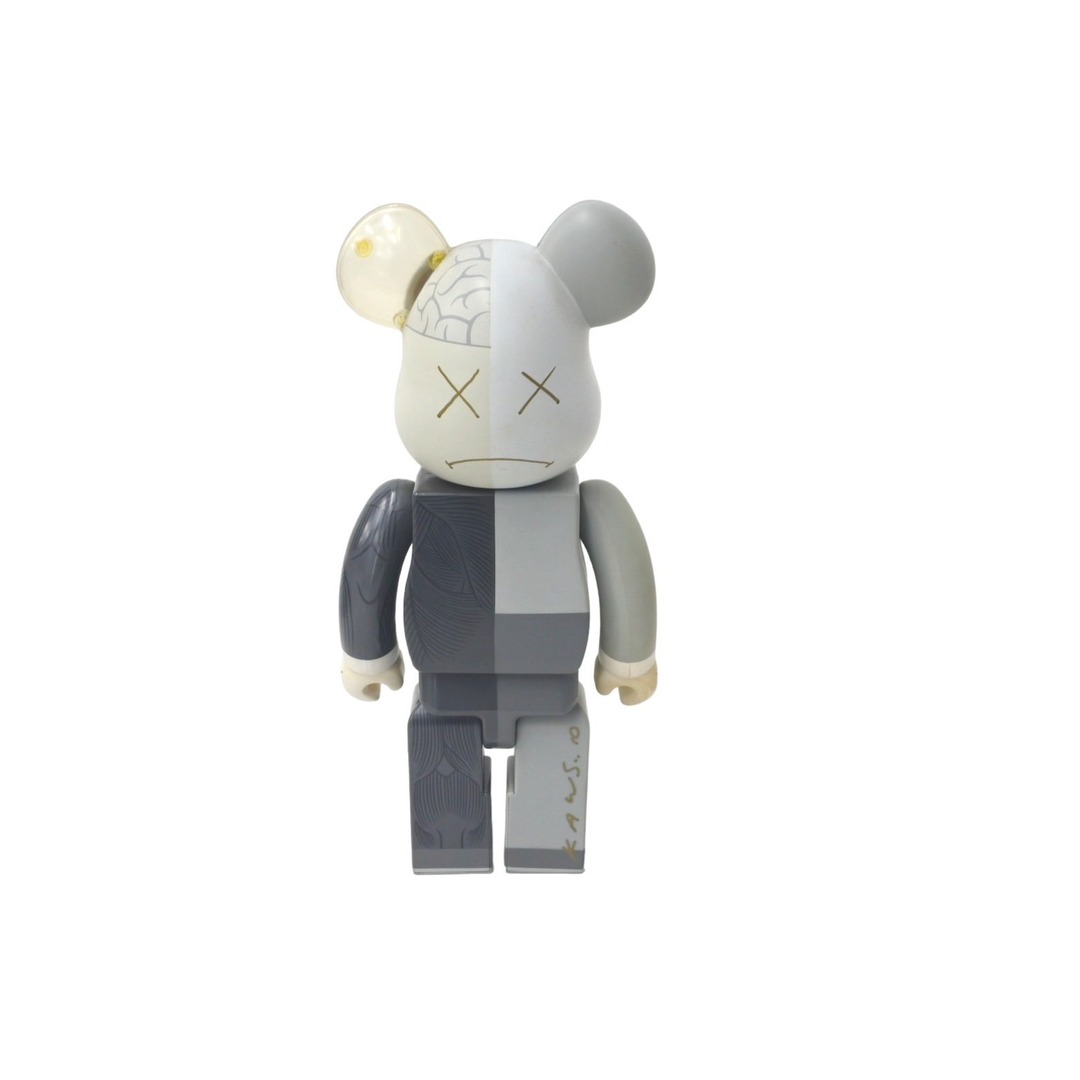 超激レア 本人サイン入り KAWS カウズ BE@RBRIK グレー COMPANION 人体