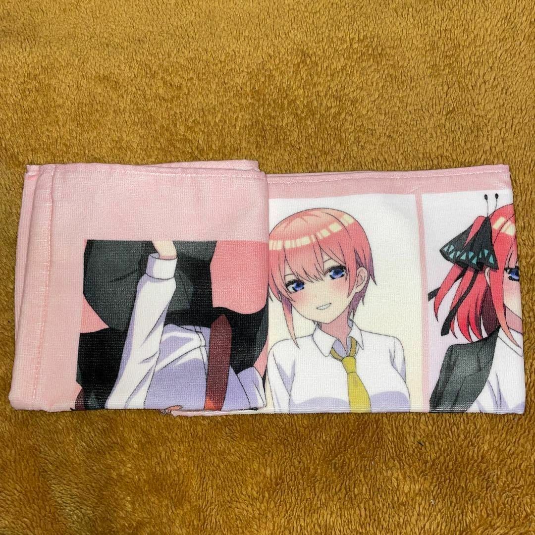 五等分の花嫁 スーツver. フェイスタオル 中野 一花 二乃 三玖 四葉 五