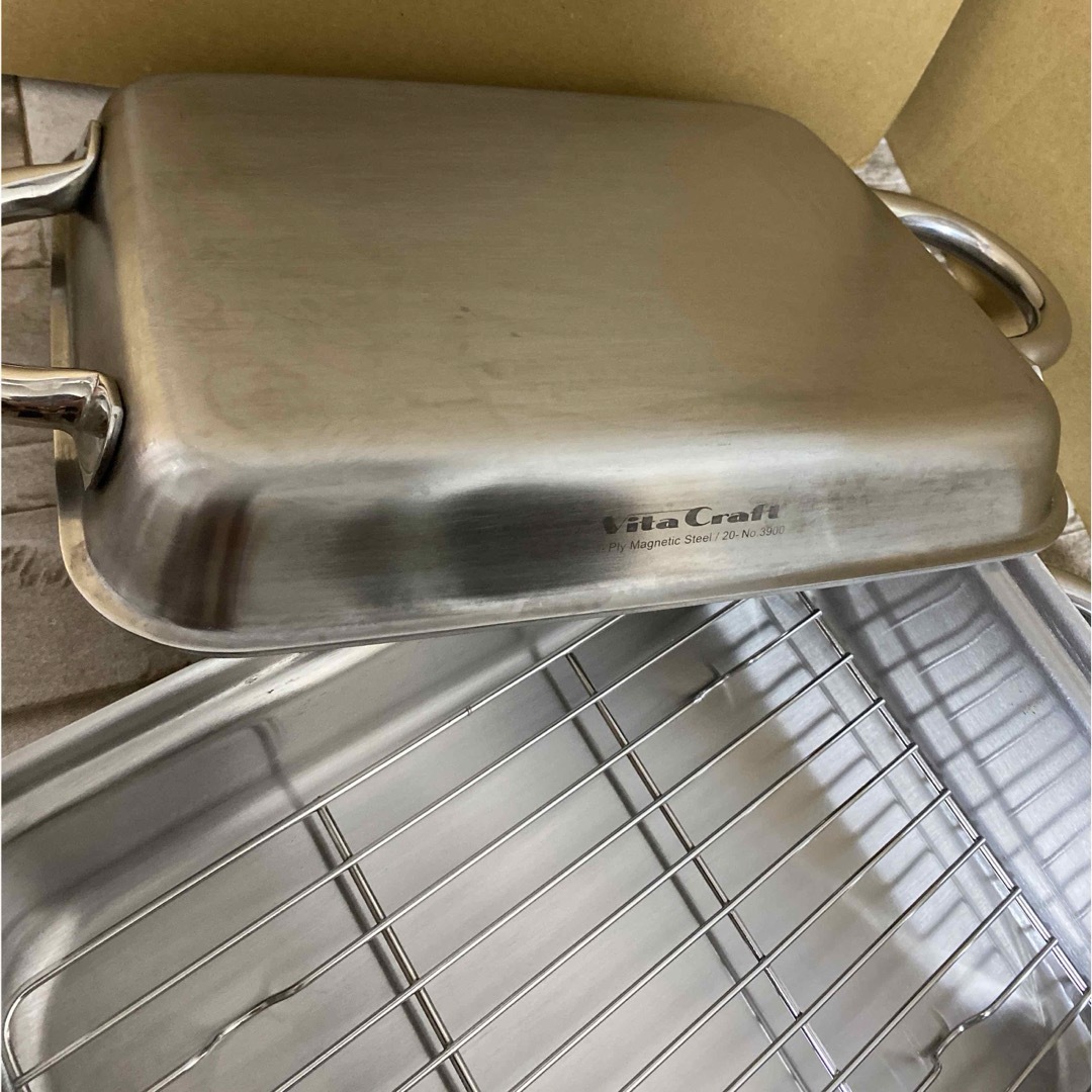 Vita Craft - ビタクラフト ダブルグリル No.3900 IH対応品 中古品の