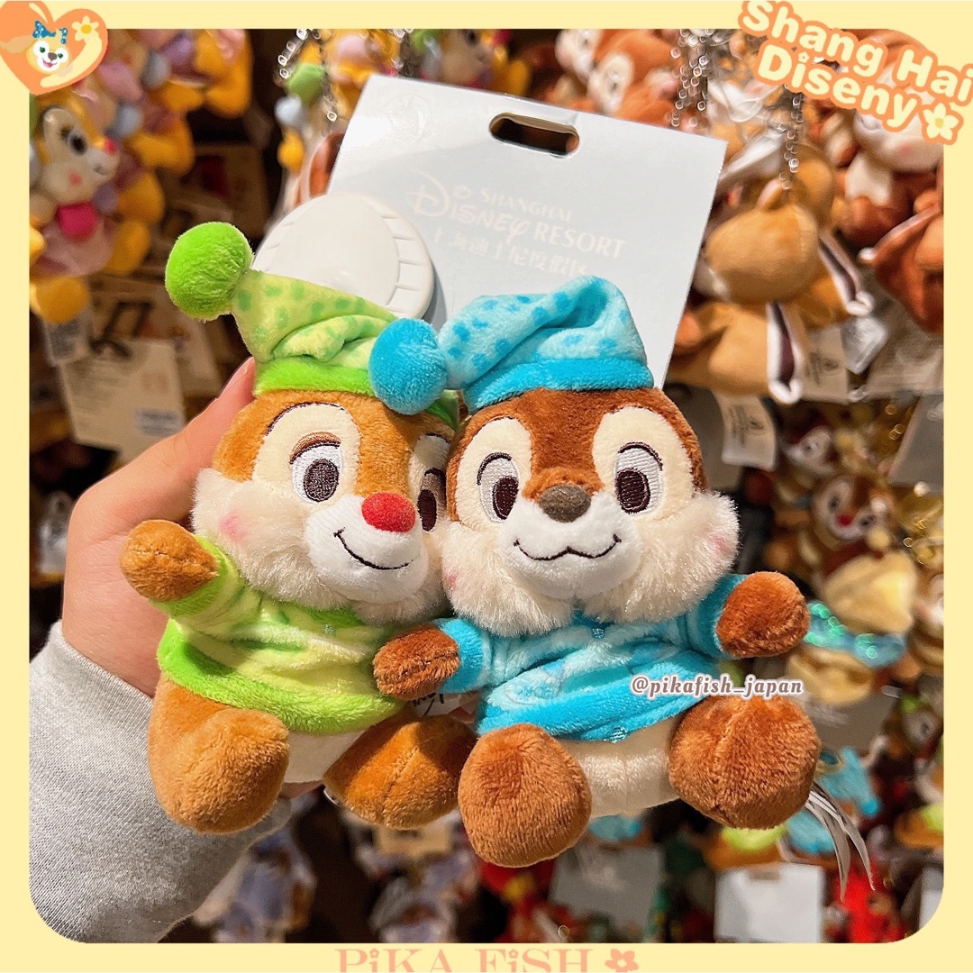 Disney - 【現地購入☆正規品】チップとデール パジャマぬいぐるみ