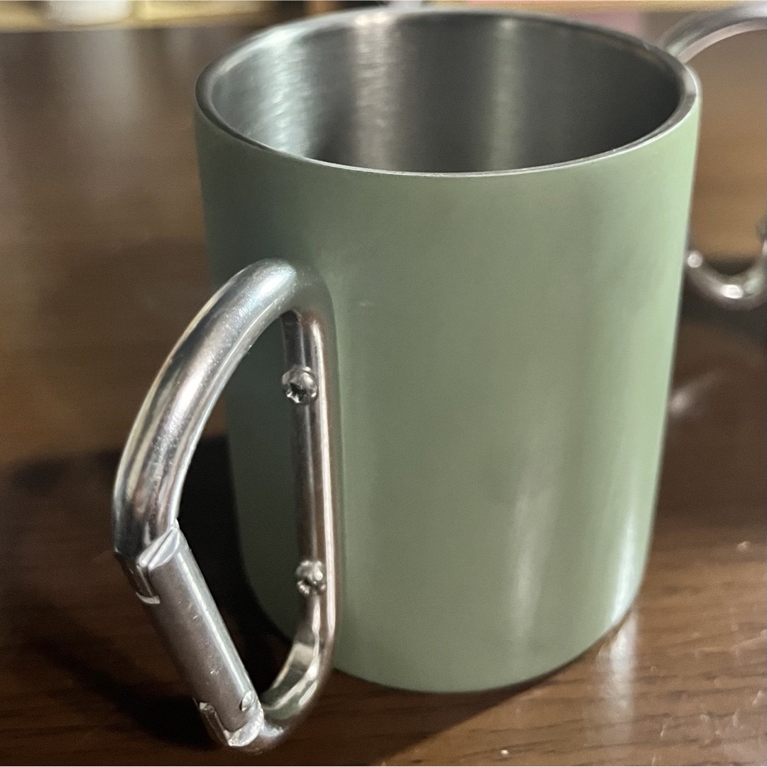 KALDI - カルディ オリジナル カラビナ付き ダブルウォールマグ 2個