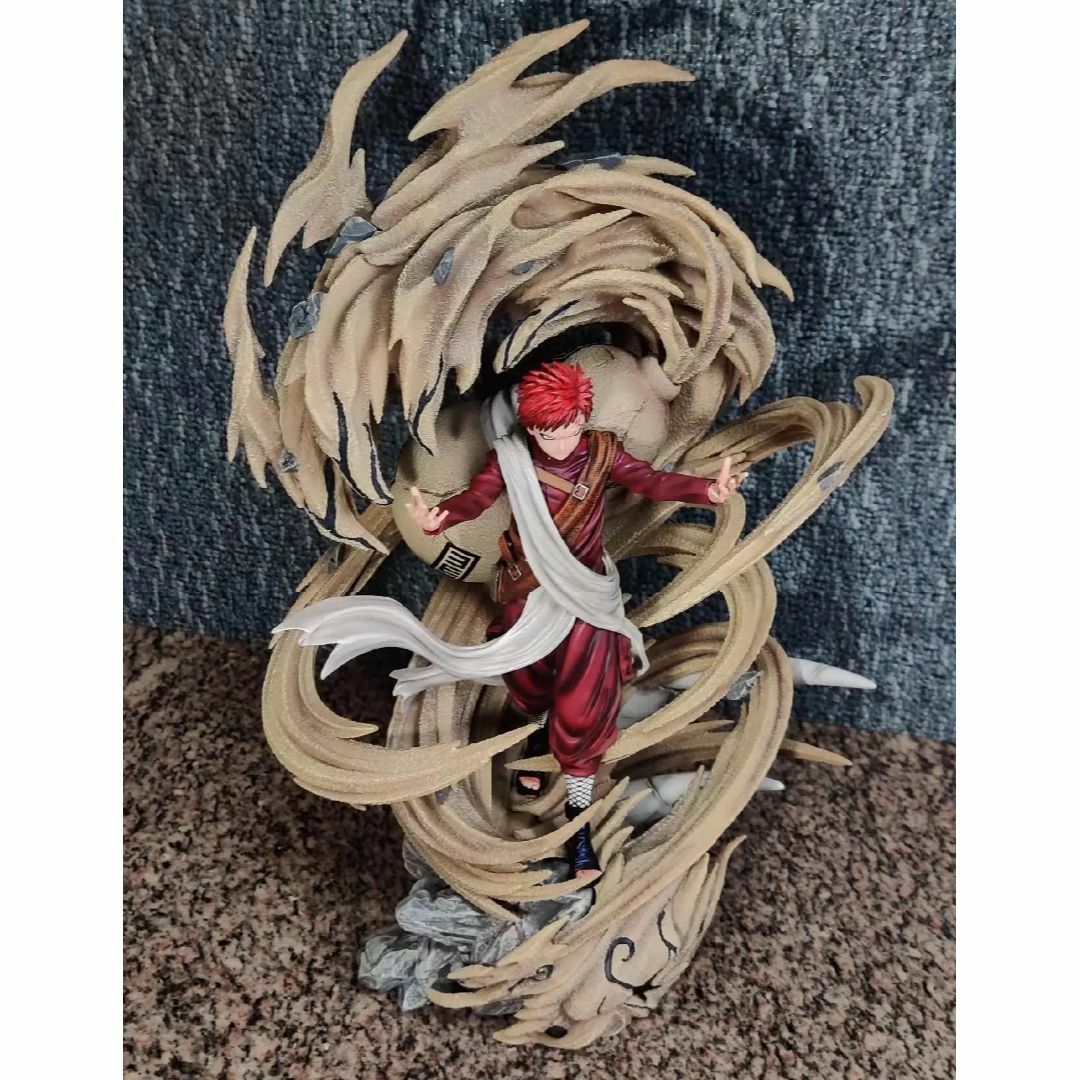 ナルト 疾風伝 我愛羅 があら ガレージキット フィギュア 塗装済み完成