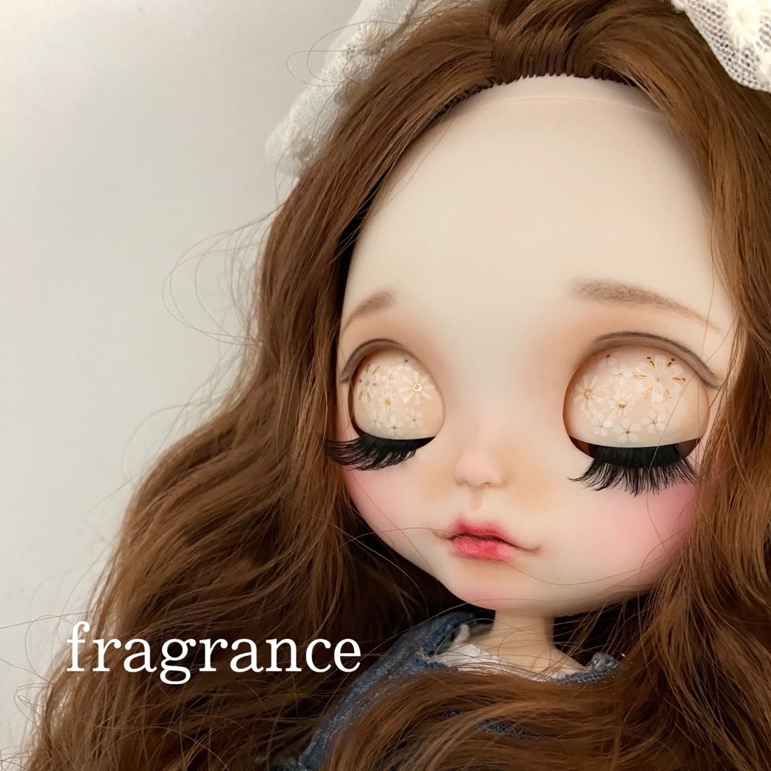 カスタムアイシードール icydoll ブライス 人形 白肌 ブラウン ロング