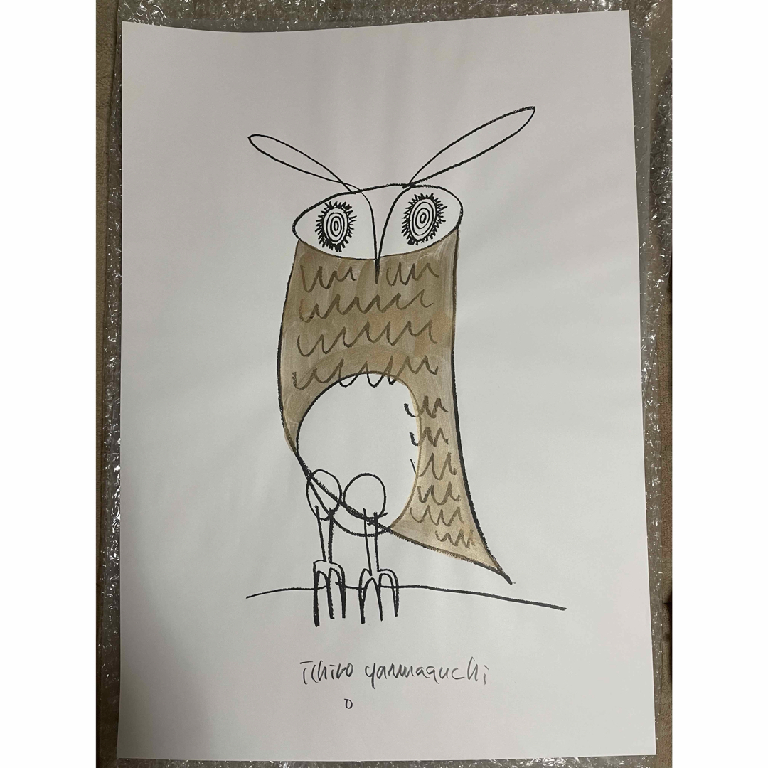 IDEE - 山口一郎 アートポスター A2サイズ owl フクロウの通販 by