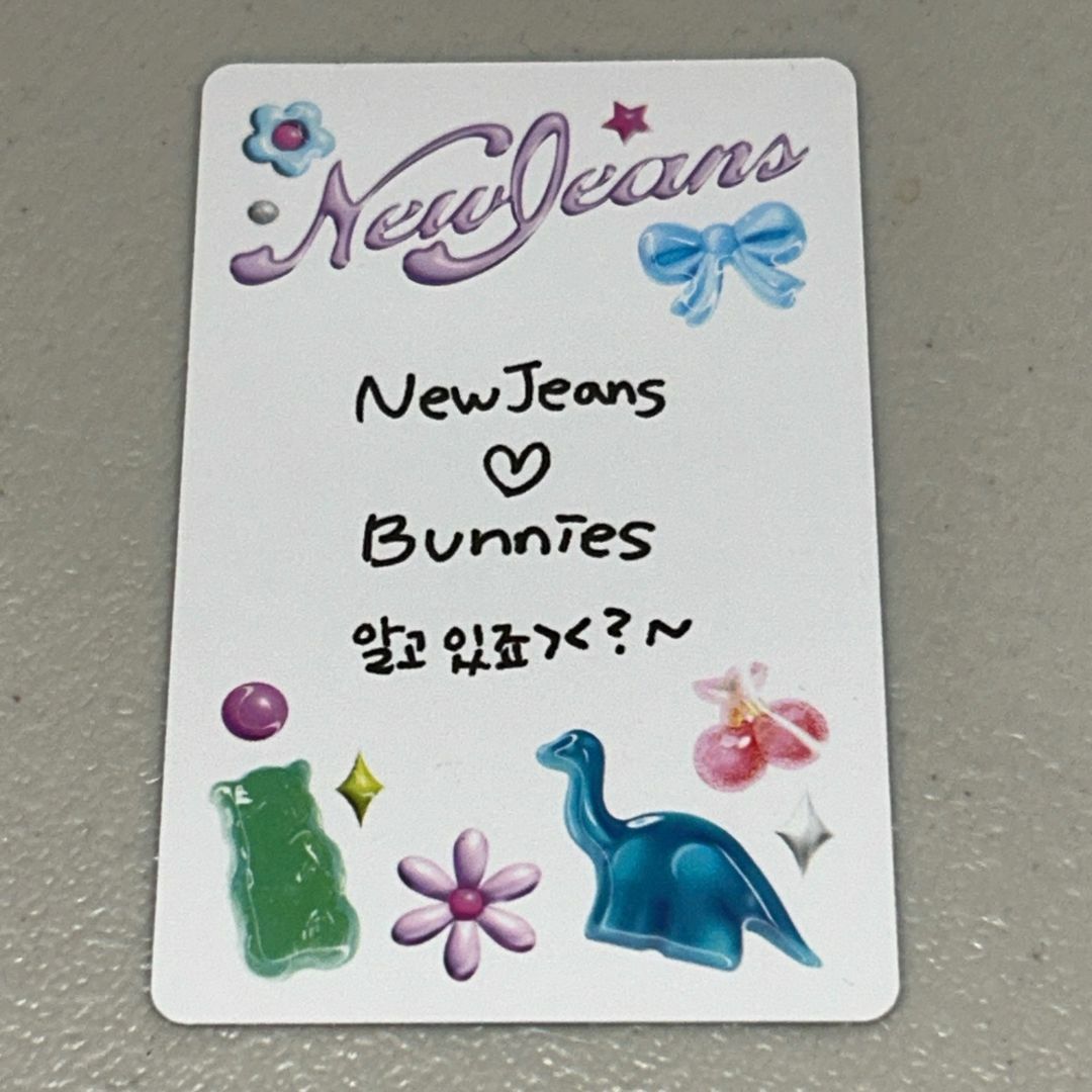 NewJeans ミンジ 直筆サイン Get Up トレカの通販 by てでぃ@プロフ