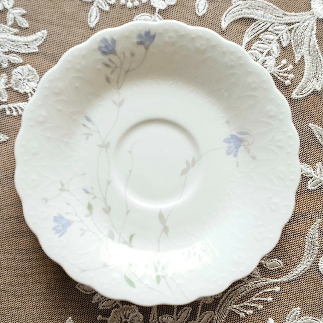 NARUMI - ナルミ シルキーホワイト エイプリルローズ カップ&ソーサー