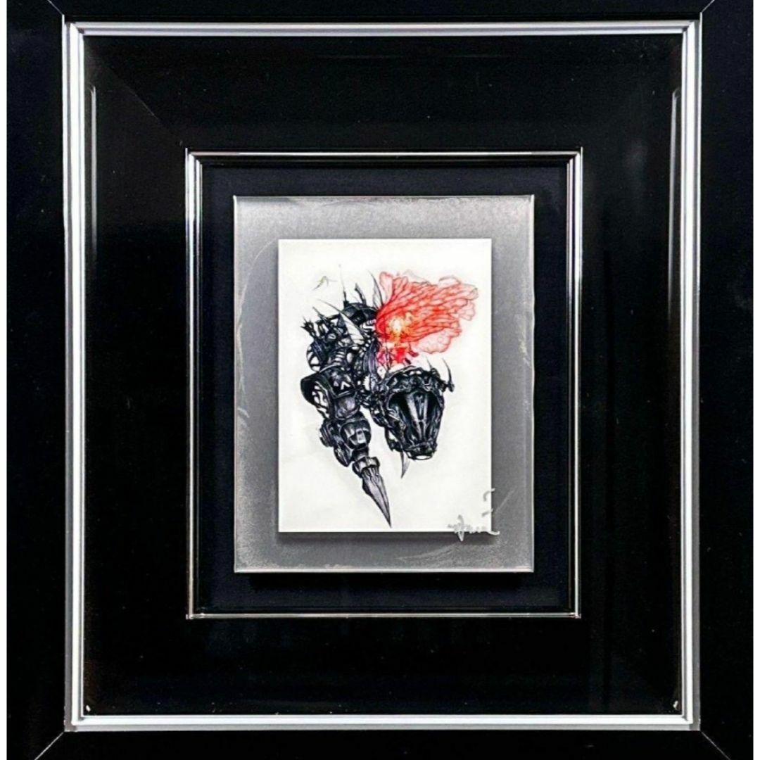 天野喜孝 ジュエルメタル ティナ FF 6 オリジナル 絵 絵画 サイン 直筆