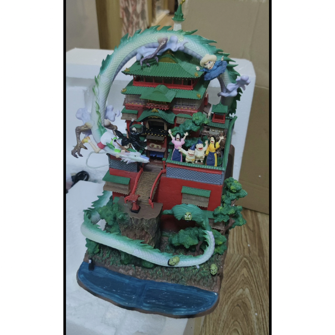 ジブリ 千と千尋の神隠し 油屋 フィギュア PVC製品 ガレージキット の