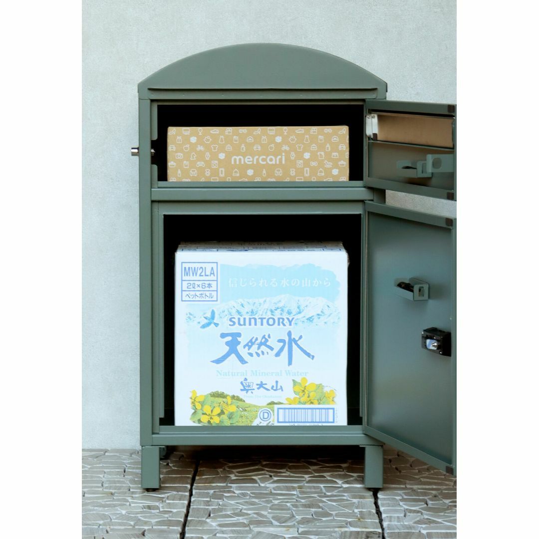 MJ PT ZA 宅配ボックス 郵便ポスト グリーンの通販 by sunterra-HM｜ラクマ