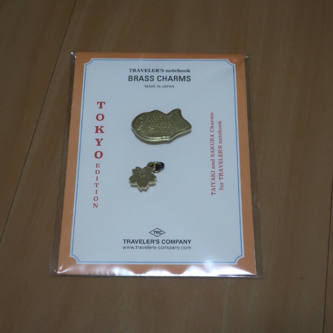 トラベラーズノート たい焼き ブラスチャーム TOKYO 新品の通販 by