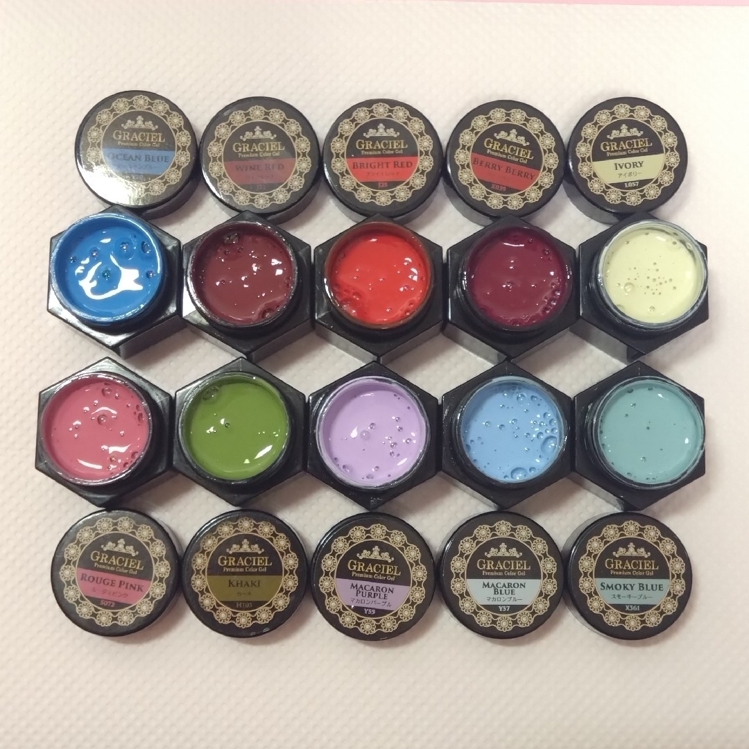 GRACIEL GLOCCY カラージェル 39個セット グラシエル グロッシーの通販