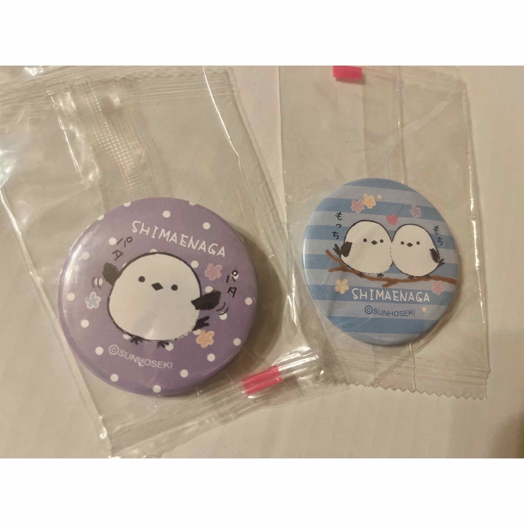 シマエナガ 缶バッジ 2種セットの通販 by みるく's shop｜ラクマ