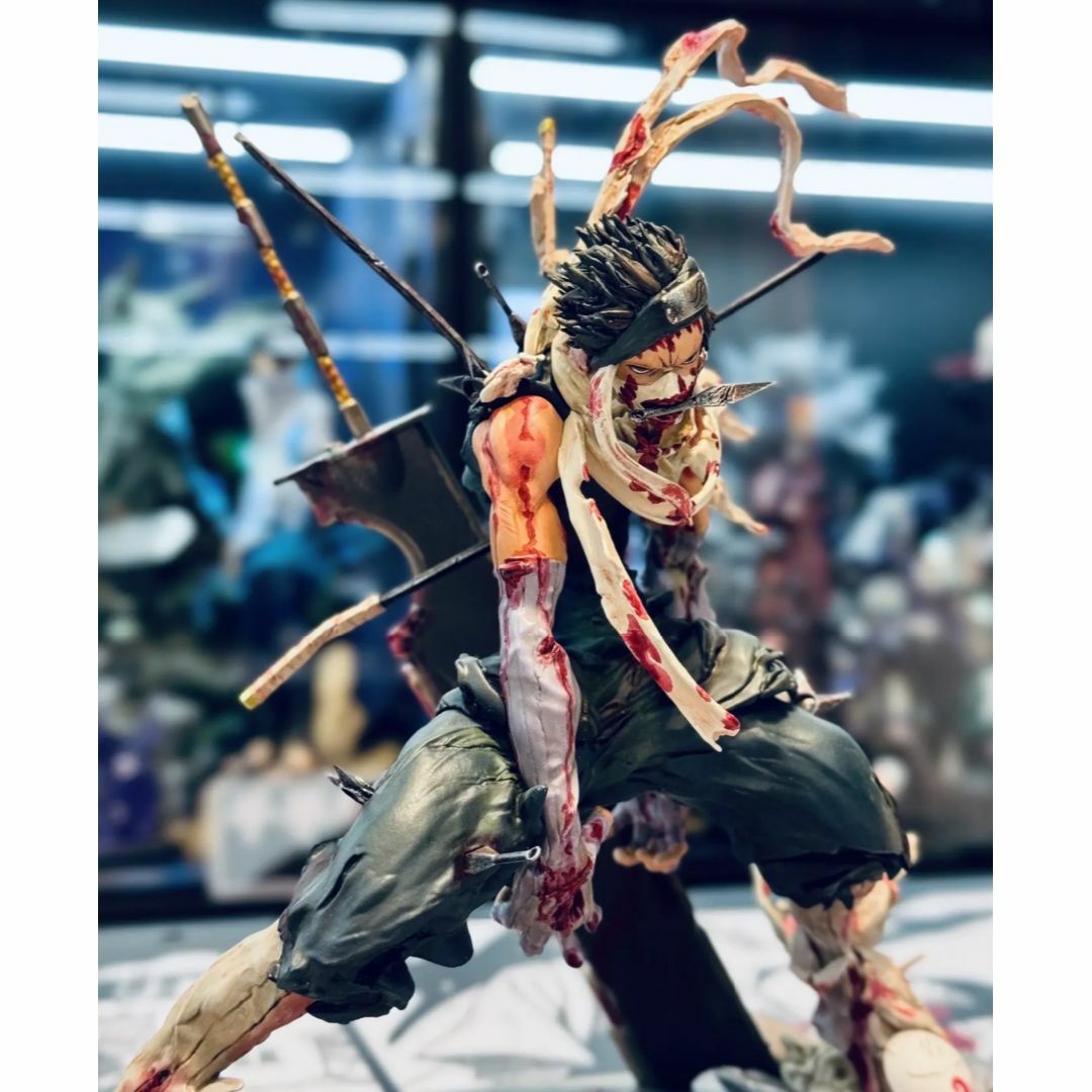 ナルト 疾風伝 桃地再不斬 ガレージキット ももち ザブザ フィギュアの