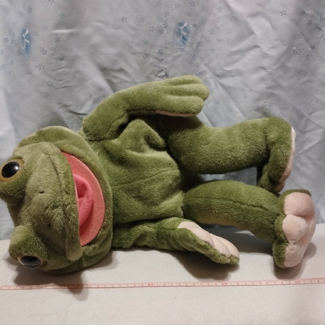 4 4/24 トイザらス パペット かえる ぬいぐるみ アニマルアレイの通販
