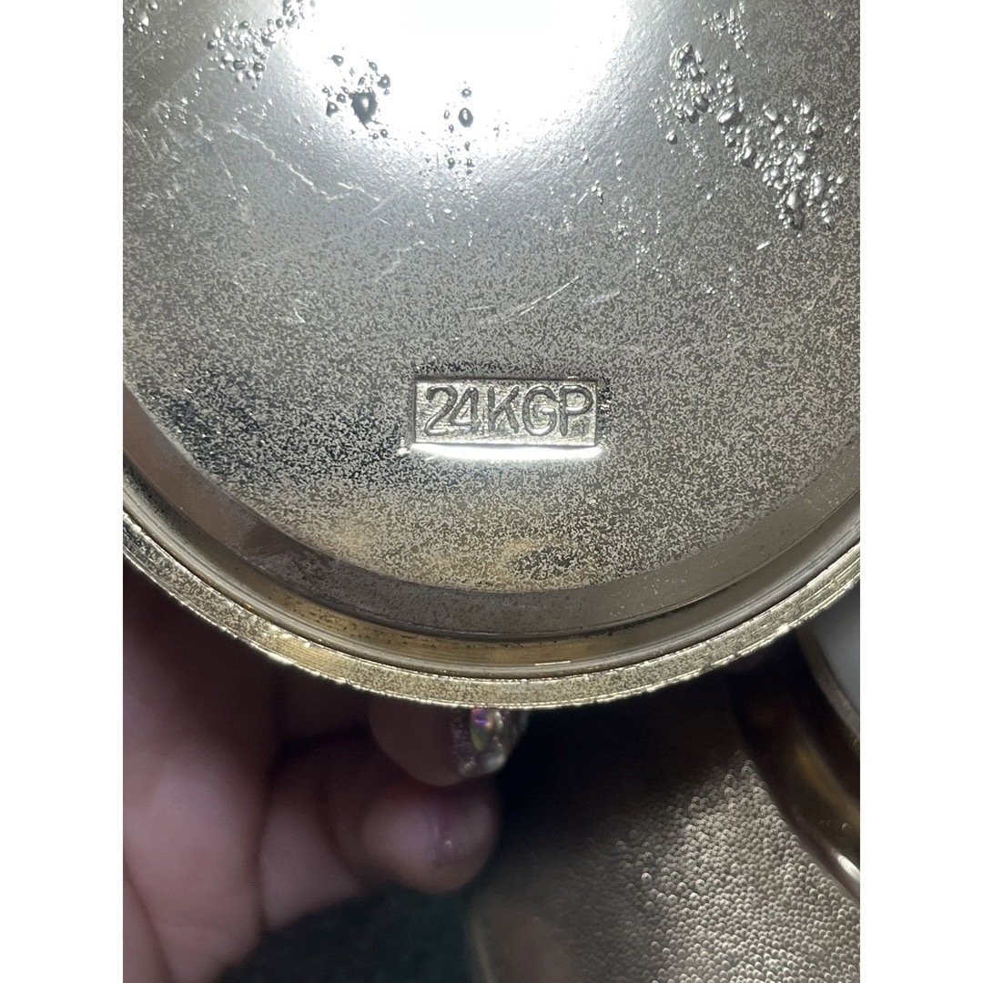 金メッキ 香炉 24KGP お香 仏壇 三足 線香立 黄金茶釜型の通販 by 肉