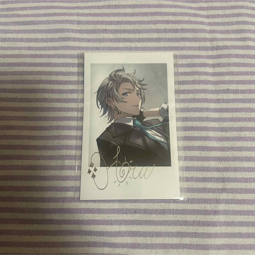 にじさんじ 甲斐田晴 チェキ サイン入り 箔押し ろふまお CD特典の通販