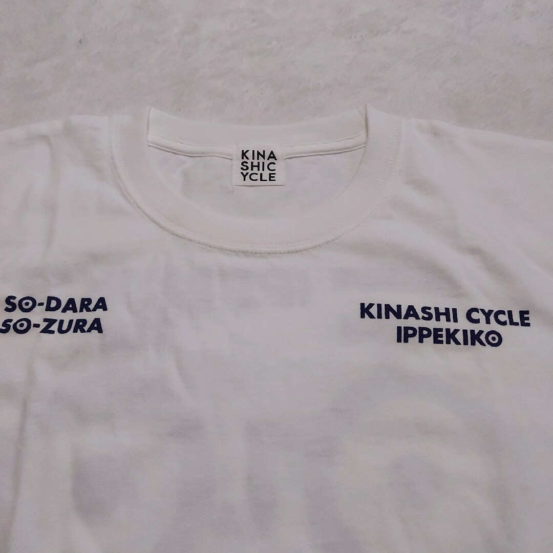 新品☆木梨サイクル ビッグロゴTシャツ 白 3XL相当 大きいサイズ 木梨