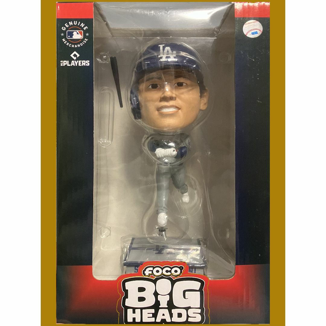 大谷翔平 ボブルヘッド MLB公式 DODGERS アウェーユユニフォーム 限定