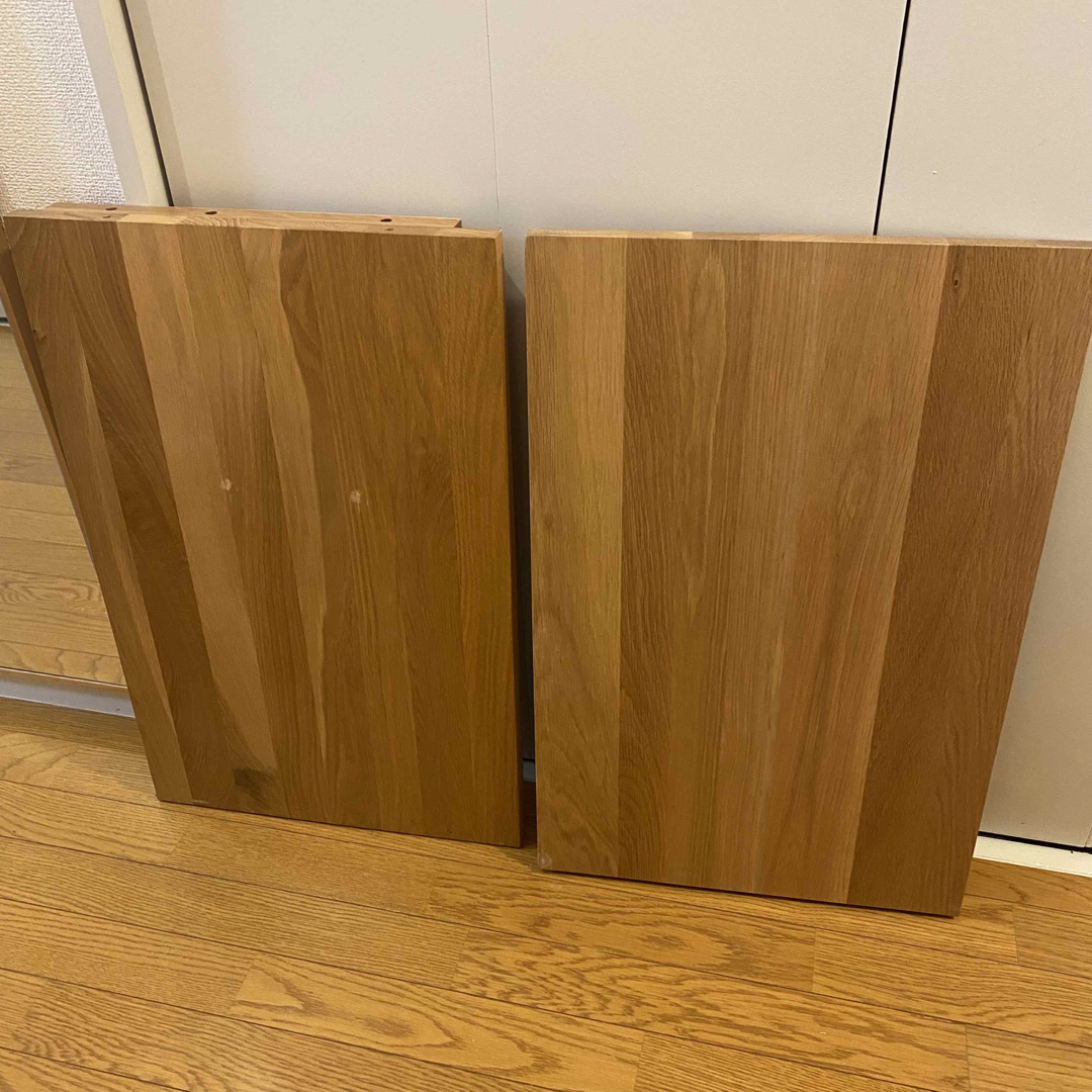 MUJI (無印良品) - 廃盤品 無印良品 MUJI コの字 デスク 無垢材デスク