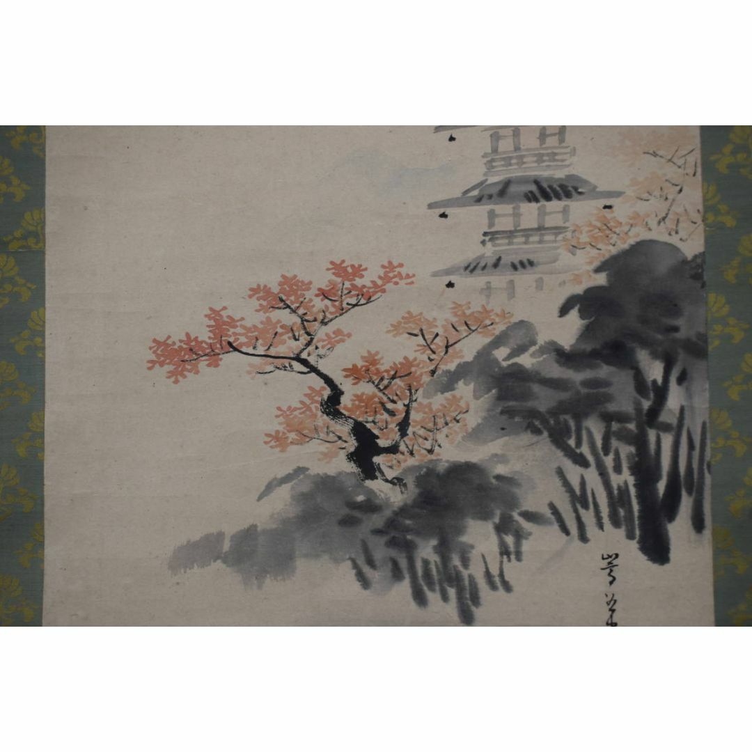 真作/雲山（画）/春畝（賛）/酒気美人画賛/美人図//掛軸☆宝船