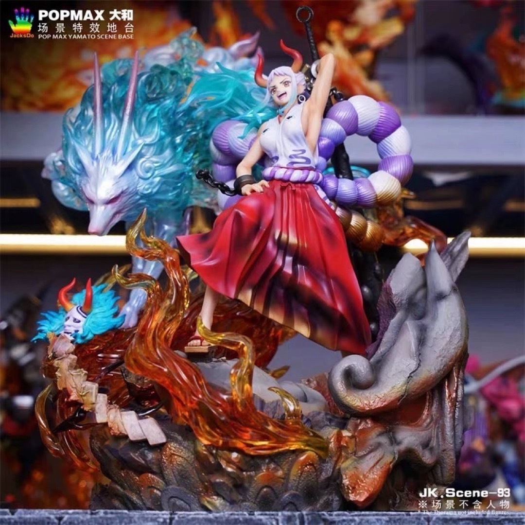 ONEPIECE ガレージキット ヤマト スタチュー フィギュア 背景台座の