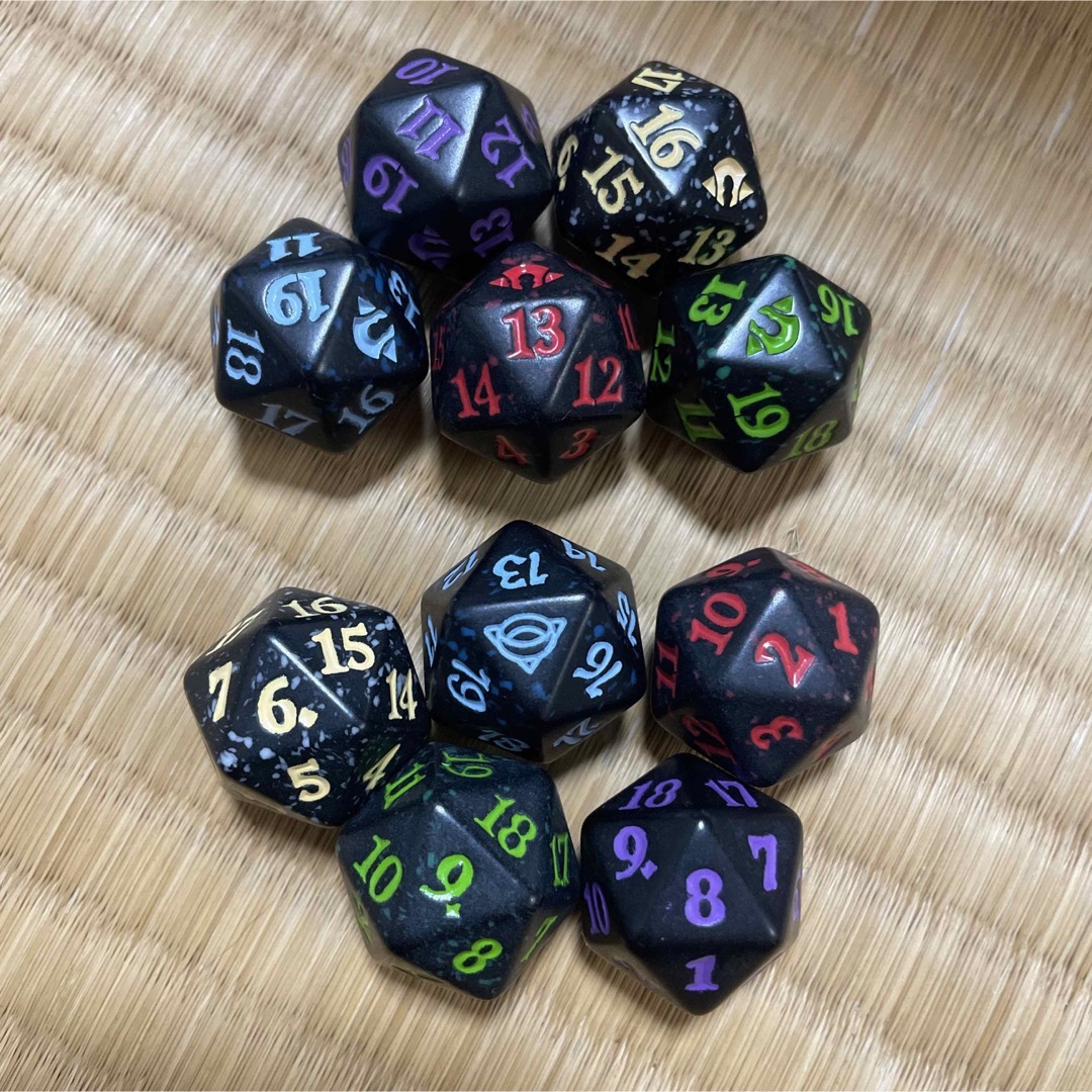 マジック：ザ・ギャザリング - MTG ダイスカウンター10個 5色x2セット