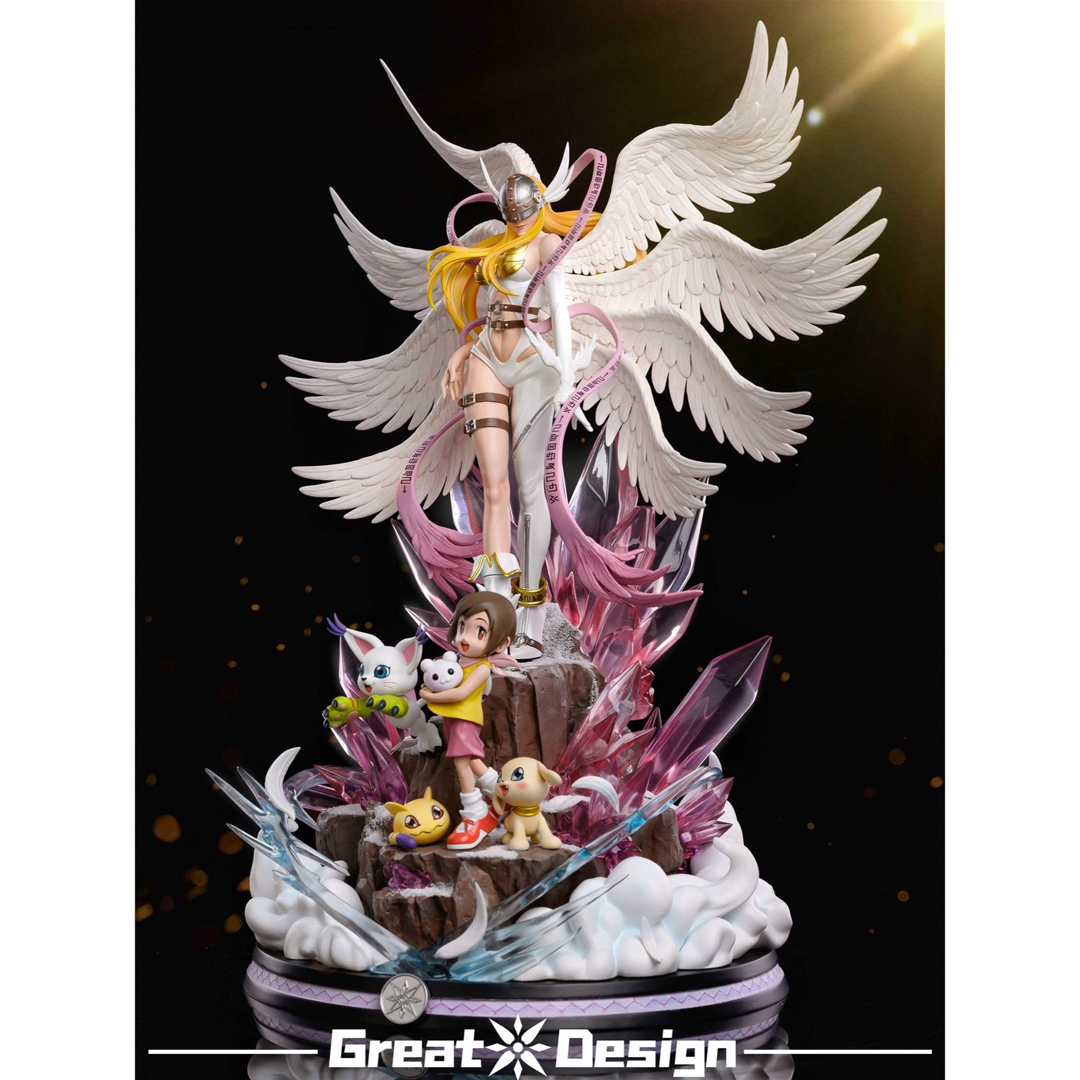 デジモン エンジェウーモン 八神ヒカリ ガレージキット フィギュア