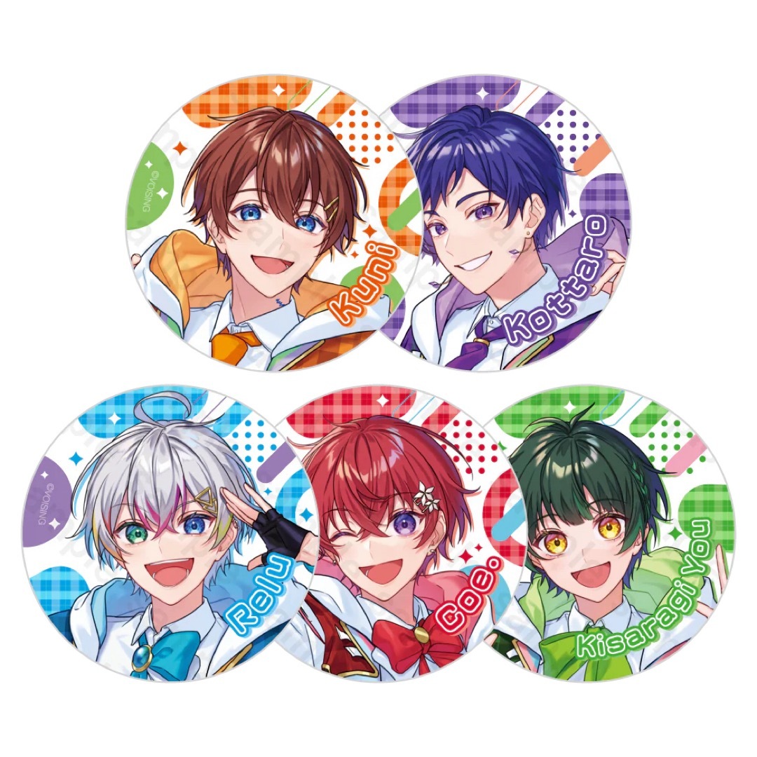 新品☆すたぽら【Relu】すたぽら推し方攻略本☆缶バッジ☆第10弾☆1点