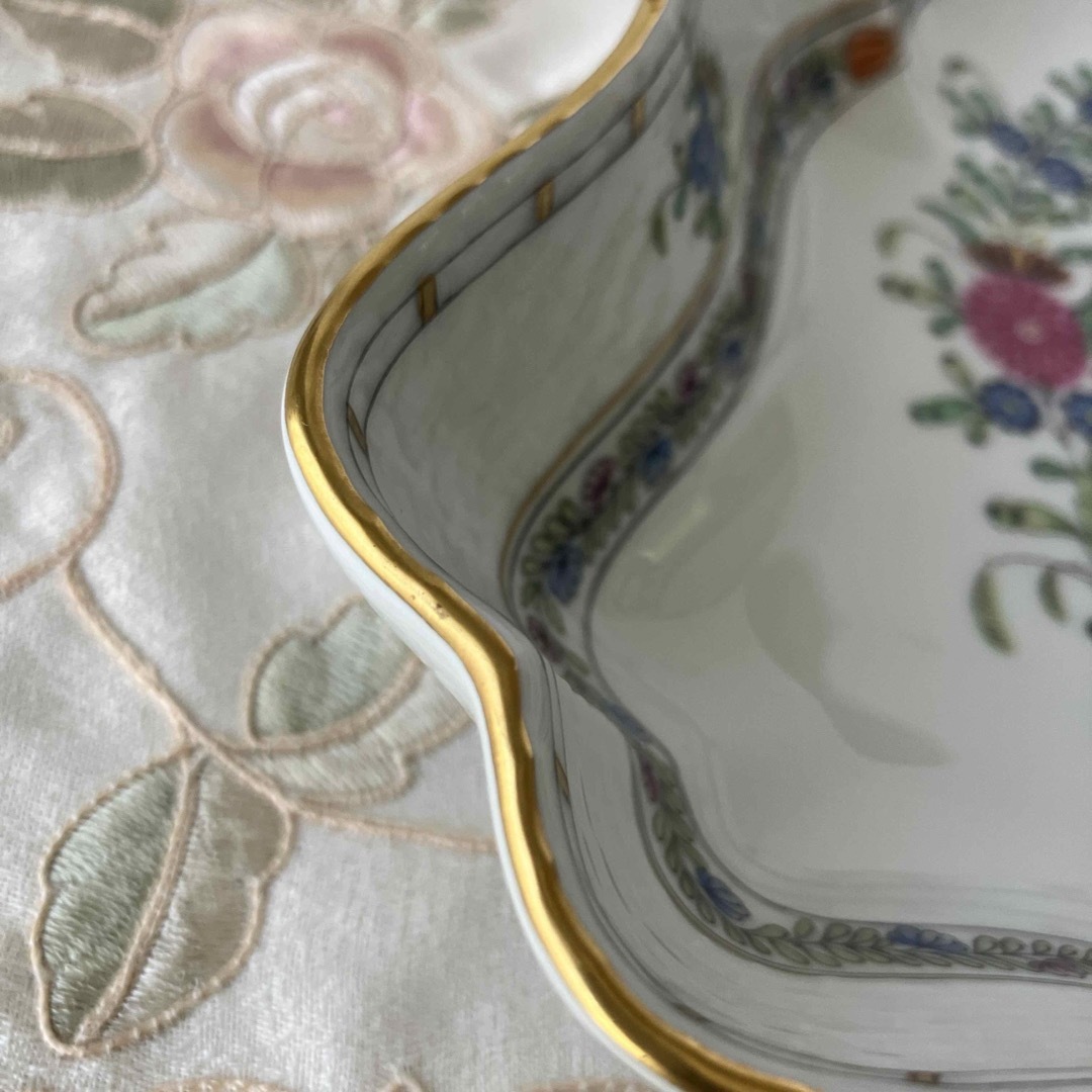 Herend - ヘレンド インドの華 多彩 トライアングル 皿 美品の通販 by