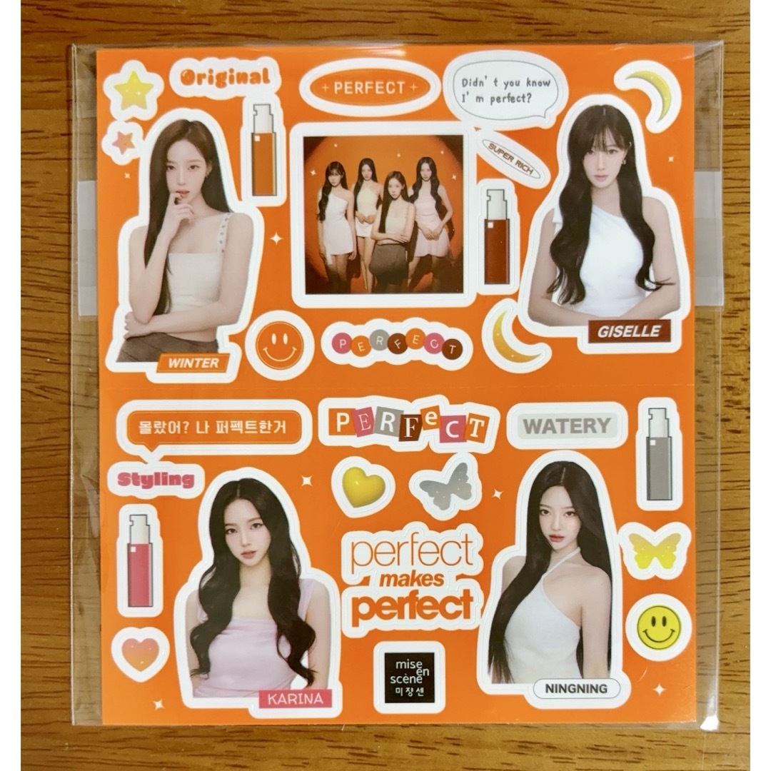 aespa - aespa トレカ ステッカー ミジャンセン コラボ 特典の通販 by