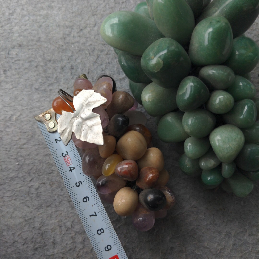 石 葡萄 ぶどう 置物 オブジェ/天然石 翡翠 鑑賞石 アベンチュリンの