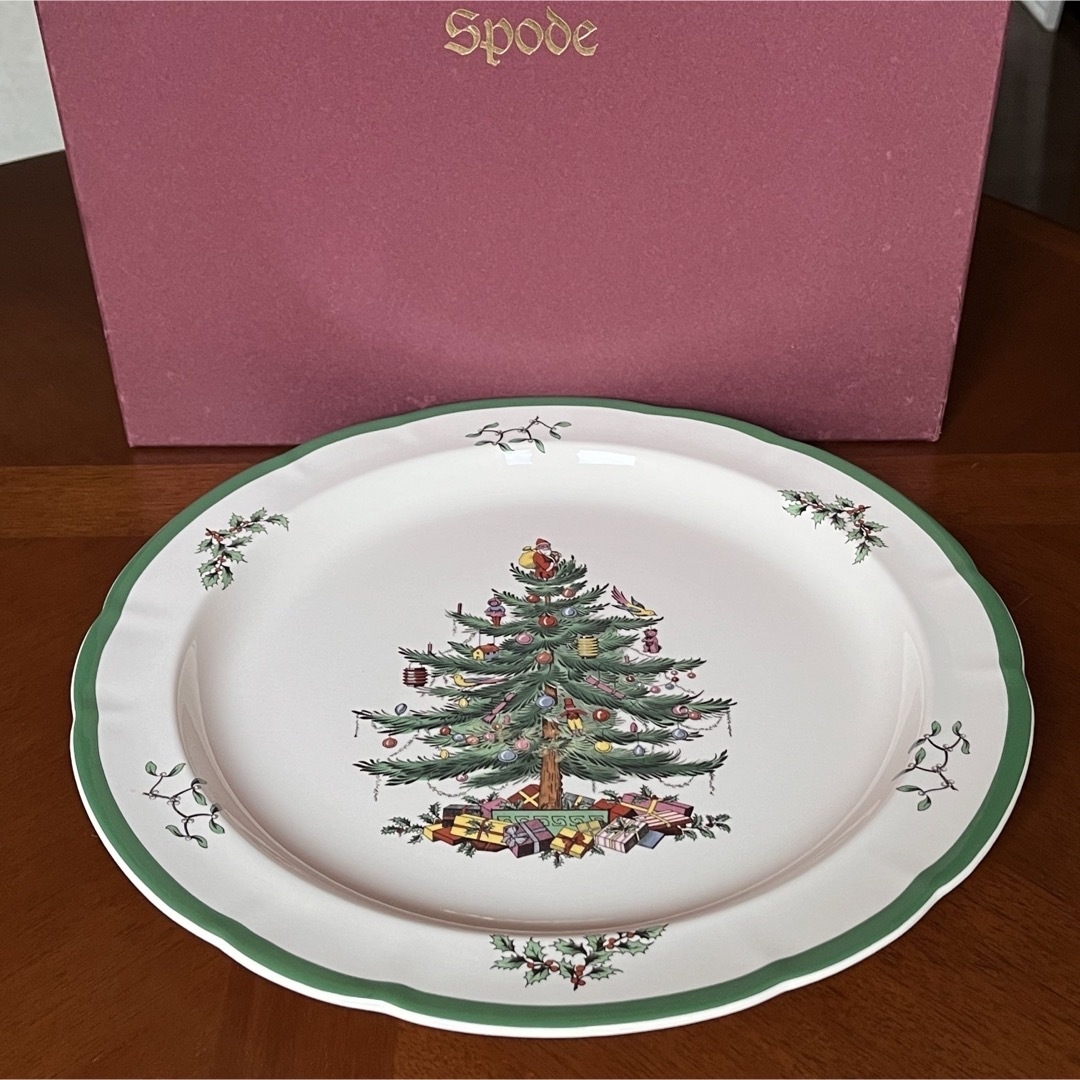 美品】英国製 スポード ☆クリスマスツリー☆パーティプレートの通販