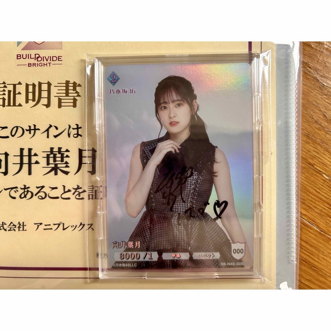 乃木坂46 - 乃木坂46ビルディバイド直筆サイン入り向井葉月の通販 by