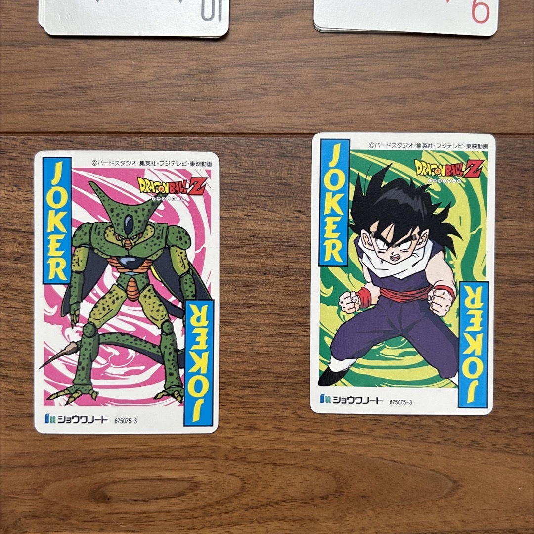 ショウワノート - ドラゴンボールZ ミニトランプ ショウワノート 当時
