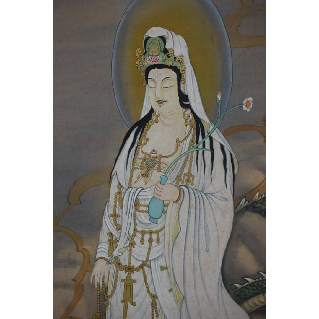 真作】雲山/龍頭観音図/掛軸☆宝船☆Y-436の通販 by 掛軸✩宝船✩'s