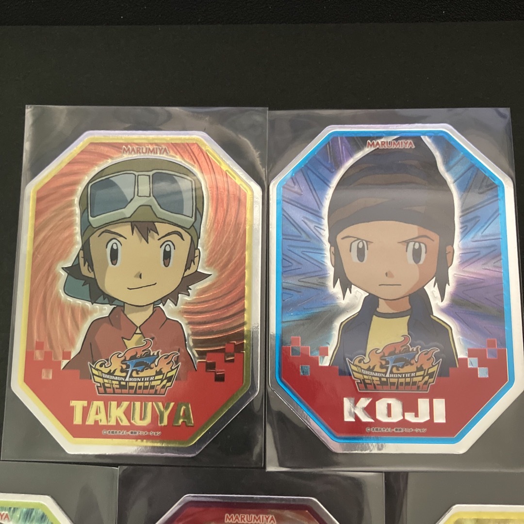 丸美屋 - デジモンフロンティア 丸美屋 カード メタリックの通販 by